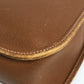 HERMES Vintage Vespa PM Crossbody Bag Leather Unisex Brown