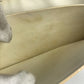 HERMES Vintage Medor Pouch Flap Bag Clutch Bag Leather Unisex White x Navy