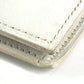 HERMES Vintage Medor Pouch Flap Bag Clutch Bag Leather Unisex White x Navy