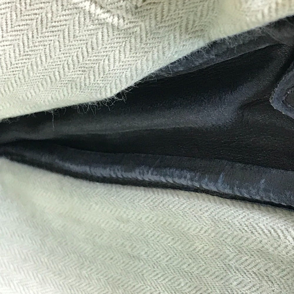 HERMES ヴィンテージ ロゴ ハンドバッグ トートバッグ カバン 肩掛け ビジネスバッグ 書類バッグ ショルダーバッグ レザー ユニセックス ブラック