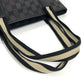 GUCCI 019 0401 GG Logo Bag Tote Bag Shoulder Bag Bucket Bag Shoulder Bag Leather/Canvas Unisex Black