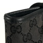 GUCCI 019 0401 GG Logo Bag Tote Bag Shoulder Bag Bucket Bag Shoulder Bag Leather/Canvas Unisex Black