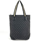 GUCCI 019 0401 GG Logo Bag Tote Bag Shoulder Bag Bucket Bag Shoulder Bag Leather/Canvas Unisex Black
