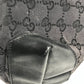 GUCCI 019 0401 GG Logo Bag Tote Bag Shoulder Bag Bucket Bag Shoulder Bag Leather/Canvas Unisex Black