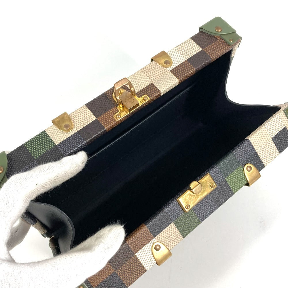 LOUIS VUITTON M10489 ダモフラージュ ネオウォレットトランク カバン 斜め掛け 2WAYバッグ クラッチバッグ ポーチ ショルダーバッグ レザー ユニセックス カーキ