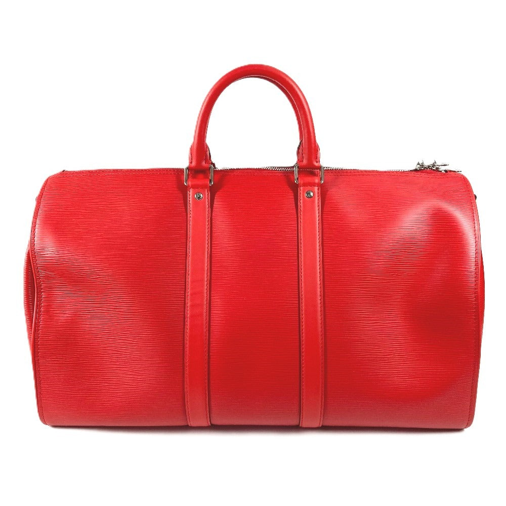 LOUIS VUITTON M53419 エピ supreme シュプリーム コラボ キーポルバンドリエール45 旅行バッグ トラベルバッグ カバン ボストンバッグ エピレザー メンズ レッド