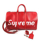 LOUIS VUITTON M53419 エピ supreme シュプリーム コラボ キーポルバンドリエール45 旅行バッグ トラベルバッグ カバン ボストンバッグ エピレザー メンズ レッド