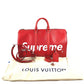 LOUIS VUITTON M53419 エピ supreme シュプリーム コラボ キーポルバンドリエール45 旅行バッグ トラベルバッグ カバン ボストンバッグ エピレザー メンズ レッド