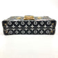 LOUIS VUITTON M44437 モノグラム キャットグラム 猫 プティットマル カバン 斜め掛け ボックスバッグ 2WAY クラッチバッグ ショルダーバッグ レザー ユニセックス ブラック