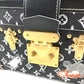 LOUIS VUITTON M44437 モノグラム キャットグラム 猫 プティットマル カバン 斜め掛け ボックスバッグ 2WAY クラッチバッグ ショルダーバッグ レザー ユニセックス ブラック