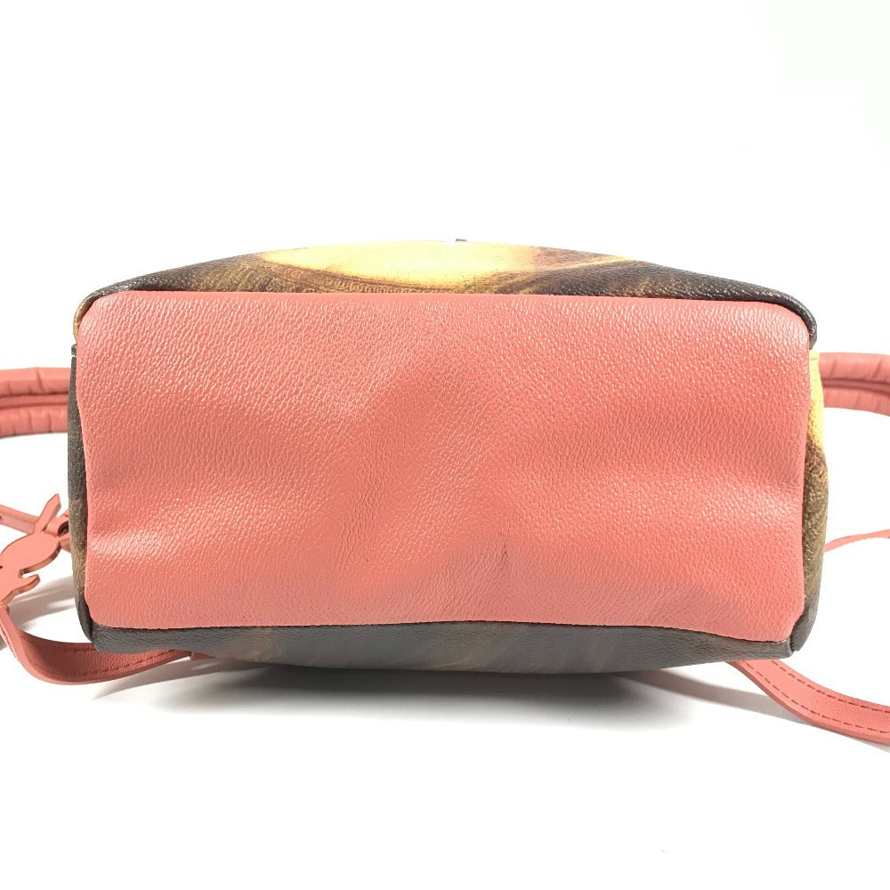 LOUIS VUITTON M43375 マスターズコレクション モナリザ パームスプリングス バックパック カバン リュックサック レザー ユニセックス カーキ