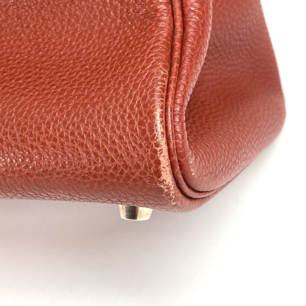 HERMES セリエ 金具 カバナ カバン トートバッグ 肩掛け ショルダーバッグ レザー ユニセックス ブラウン系