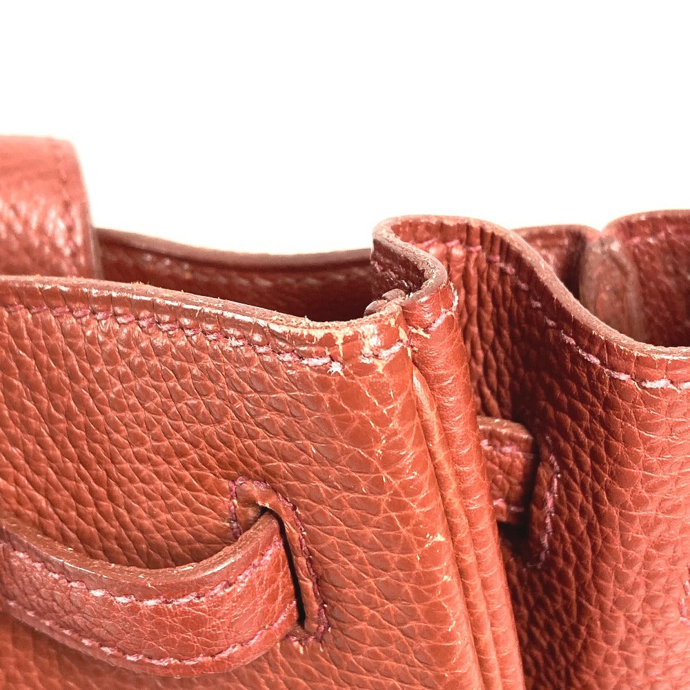 HERMES セリエ 金具 カバナ カバン トートバッグ 肩掛け ショルダーバッグ レザー ユニセックス ブラウン系