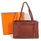 HERMES セリエ 金具 カバナ カバン トートバッグ 肩掛け ショルダーバッグ レザー ユニセックス ブラウン系