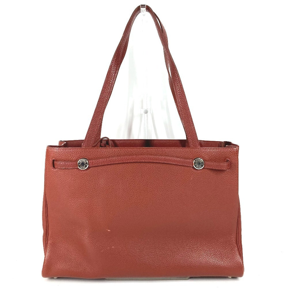 HERMES セリエ 金具 カバナ カバン トートバッグ 肩掛け ショルダーバッグ レザー ユニセックス ブラウン系