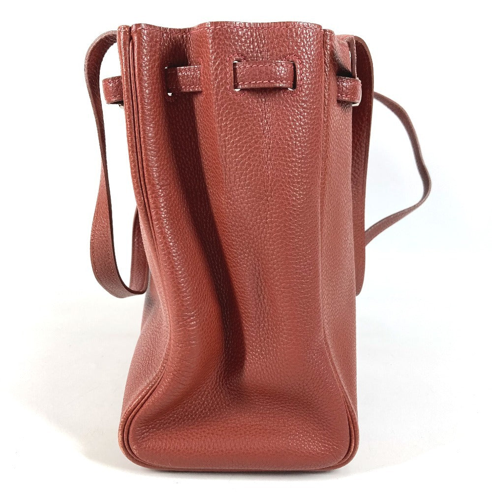 HERMES セリエ 金具 カバナ カバン トートバッグ 肩掛け ショルダーバッグ レザー ユニセックス ブラウン系