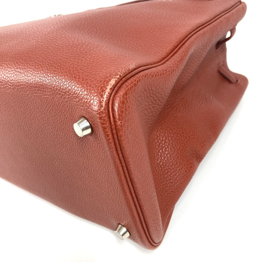 HERMES セリエ 金具 カバナ カバン トートバッグ 肩掛け ショルダーバッグ レザー ユニセックス ブラウン系