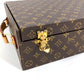 LOUIS VUITTON Monogram Wine Case Bag Trunk Interior Box BOX Handbag Monogram Canvas Unisex Brown