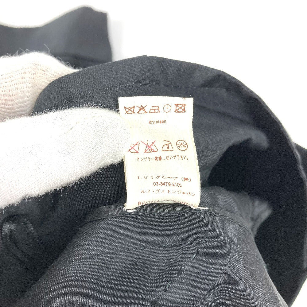 LOUIS VUITTON ロゴ 金具 ハーフパンツ ボトムス アパレル パンツ シルク レディース ブラック