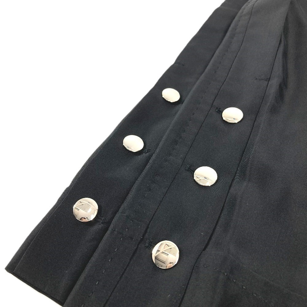 LOUIS VUITTON ロゴ 金具 ハーフパンツ ボトムス アパレル パンツ シルク レディース ブラック