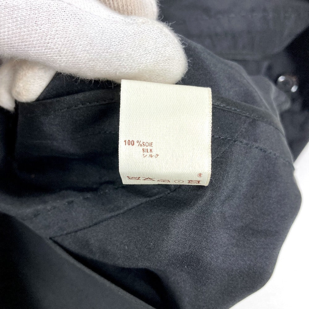 LOUIS VUITTON ロゴ 金具 ハーフパンツ ボトムス アパレル パンツ シルク レディース ブラック
