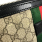 GUCCI 523335 Sherry Line GG Supreme Medium Crossbody Bag Shoulder Bag GG Supreme Canvas Unisex Beige