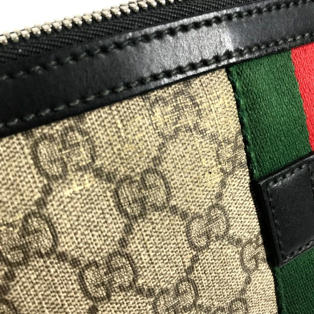 GUCCI 523335 Sherry Line GG Supreme Medium Crossbody Bag Shoulder Bag GG Supreme Canvas Unisex Beige