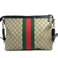 GUCCI 523335 Sherry Line GG Supreme Medium Crossbody Bag Shoulder Bag GG Supreme Canvas Unisex Beige