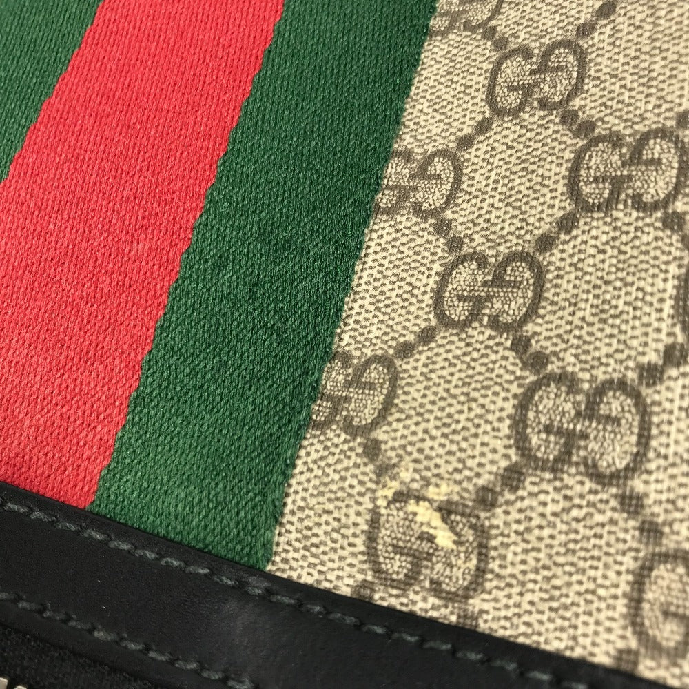 GUCCI 523335 Sherry Line GG Supreme Medium Crossbody Bag Shoulder Bag GG Supreme Canvas Unisex Beige