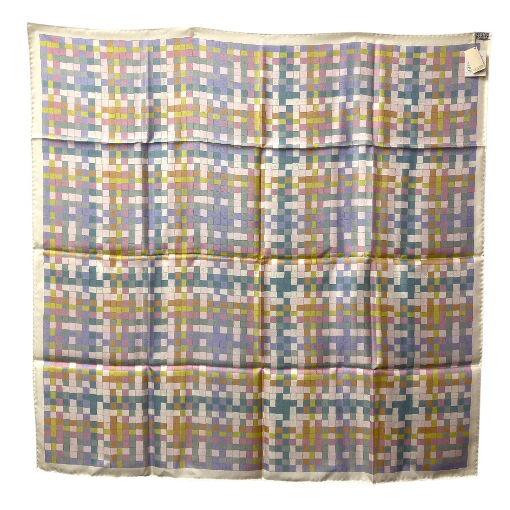 HERMES BOLDUC AU CARRE ボルデュックリボン カレ90 カレ 90 スカーフ シルク ユニセックス マルチカラー