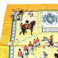 HERMES Real Escuela Andaluza Del Arte Ecuestre 王立アンダルシア馬術学校 カレ90 カレ 90 スカーフ シルク ユニセックス オレンジ