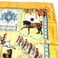 HERMES Real Escuela Andaluza Del Arte Ecuestre 王立アンダルシア馬術学校 カレ90 カレ 90 スカーフ シルク ユニセックス オレンジ