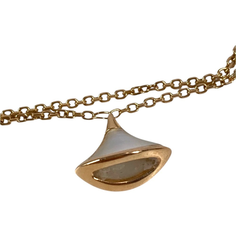 BVLGARI Diva Dream Bracelet Shell Accessory Jewelry Double Strand K18 18K Gold Bracelet Au750 Ladies Pink Gold
