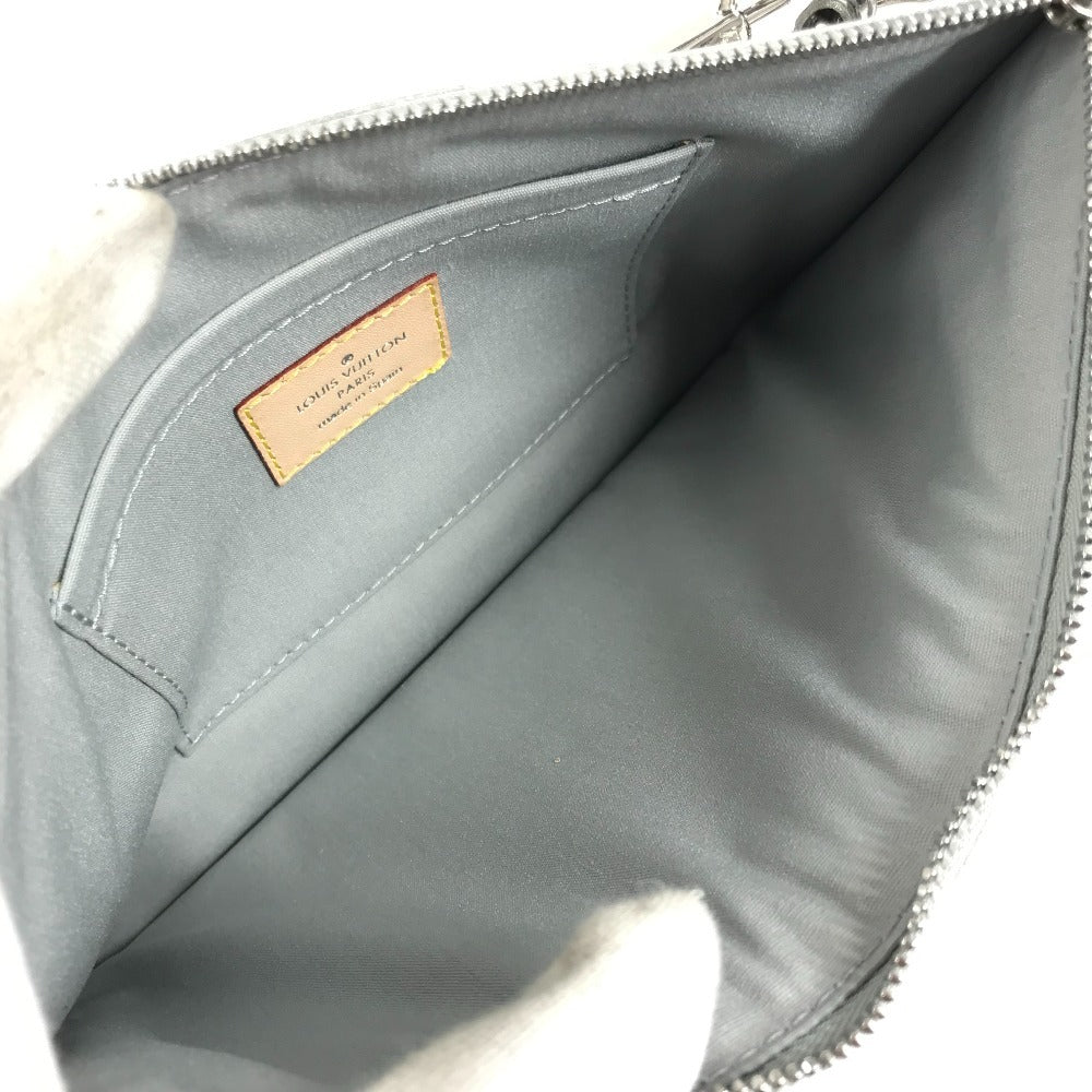 LOUIS VUITTON M95277 Monogram Miroir Pochette Plat Pouch Shoulder Bag Clutch Bag 2WAY Bag Handbag Leather Unisex Silver