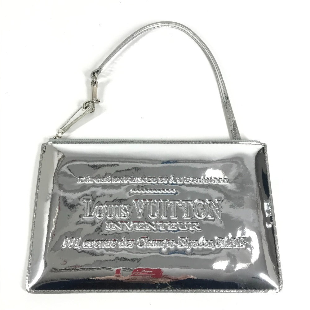 LOUIS VUITTON M95277 Monogram Miroir Pochette Plat Pouch Shoulder Bag Clutch Bag 2WAY Bag Handbag Leather Unisex Silver