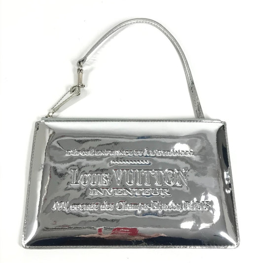 LOUIS VUITTON M95277 Monogram Miroir Pochette Plat Pouch Shoulder Bag Clutch Bag 2WAY Bag Handbag Leather Unisex Silver