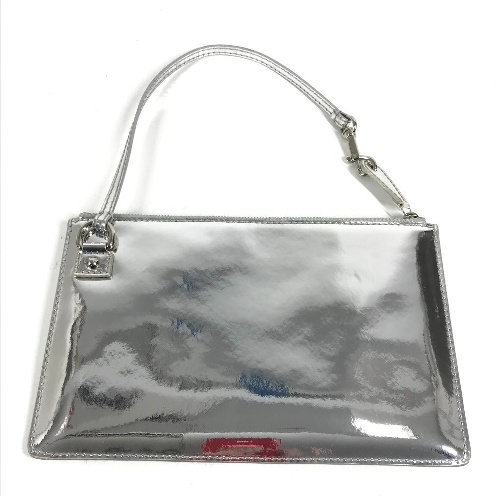 LOUIS VUITTON M95277 Monogram Miroir Pochette Plat Pouch Shoulder Bag Clutch Bag 2WAY Bag Handbag Leather Unisex Silver