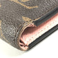 LOUIS VUITTON M60661 モノグラム バード ポルトフォイユヴィクトリーヌ コンパクトウォレット 3つ折り財布 モノグラムキャンバス レディース ピンク