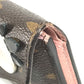 LOUIS VUITTON M60661 モノグラム バード ポルトフォイユヴィクトリーヌ コンパクトウォレット 3つ折り財布 モノグラムキャンバス レディース ピンク