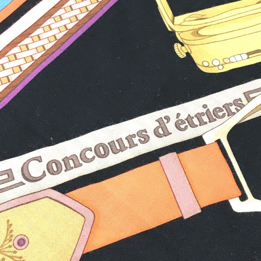 HERMES Concours detriers エトリエの競演 カレジェアン 140 カレジェアン140 ショール ストール 大判 スカーフ カシミヤ ユニセックス マルチカラー
