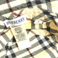 BURBERRY 8075650 チェック ハット帽 帽子 バケットハット ボブハット ハット コットン レディース ベージュ