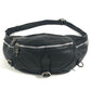 CHROME HEARTS SNAT PACK Sling Bag Waist Pouch Waist Bag Bag Body Bag Leather Men's Black