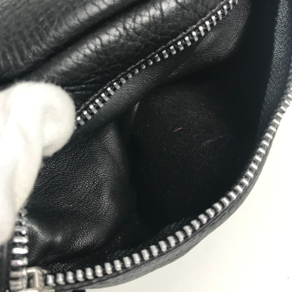 CHROME HEARTS SNAT PACK Sling Bag Waist Pouch Waist Bag Bag Body Bag Leather Men's Black