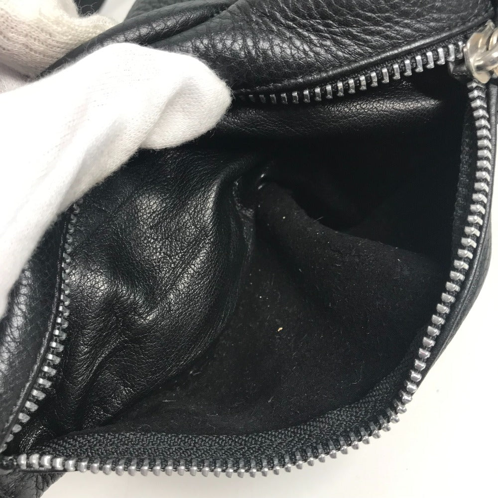 CHROME HEARTS SNAT PACK Sling Bag Waist Pouch Waist Bag Bag Body Bag Leather Men's Black