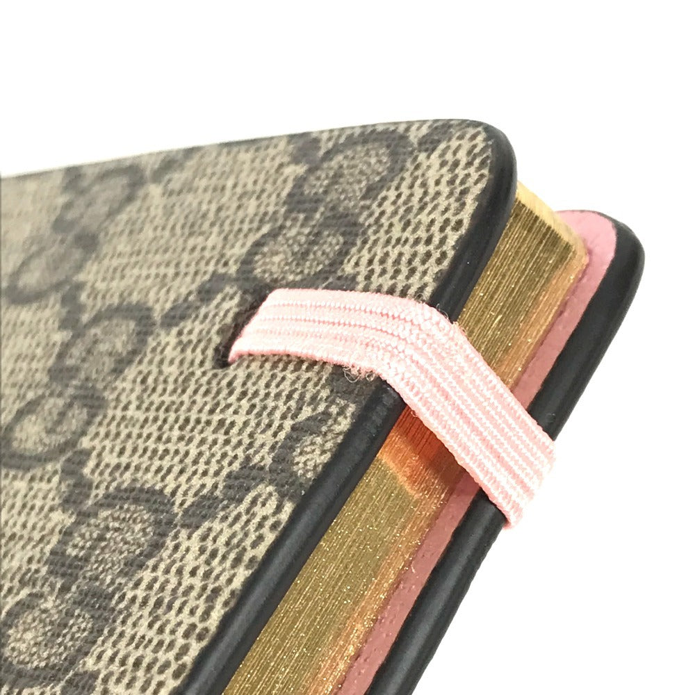 GUCCI Disney Daisy Duck Notebook, GG Supreme Canvas, Unisex, Pink