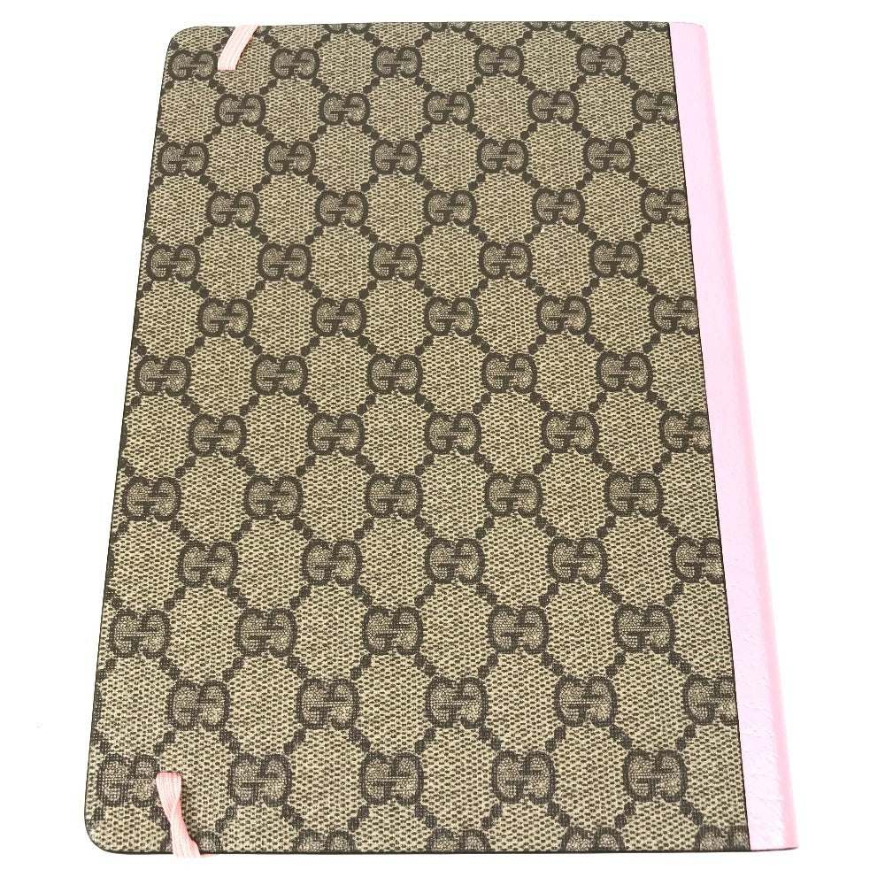 GUCCI Disney Daisy Duck Notebook, GG Supreme Canvas, Unisex, Pink