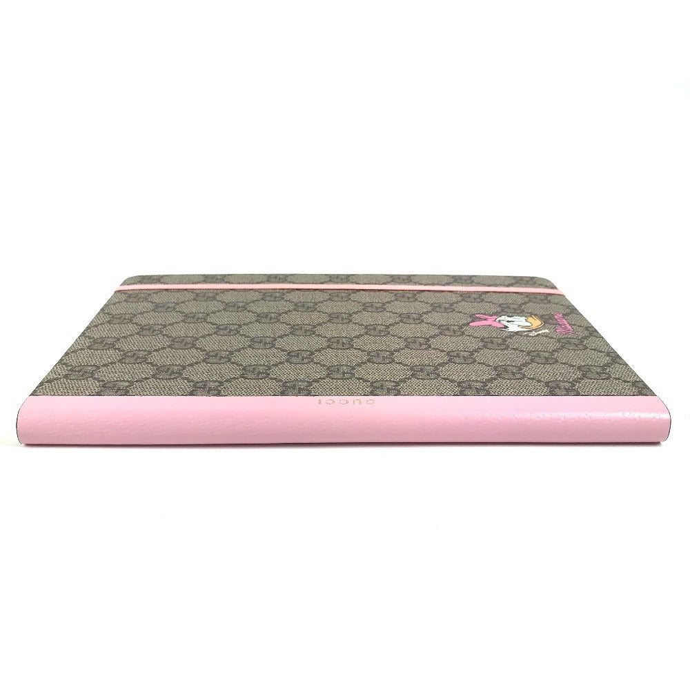 GUCCI Disney Daisy Duck Notebook, GG Supreme Canvas, Unisex, Pink