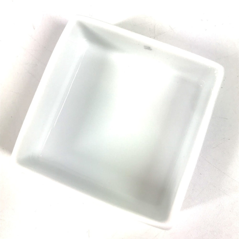 HERMES H Deco アッシュデコ ミニボックス シュガーボックス 食器 インテリア 砂糖 プレート 雑貨 陶器 ユニセックス ホワイト