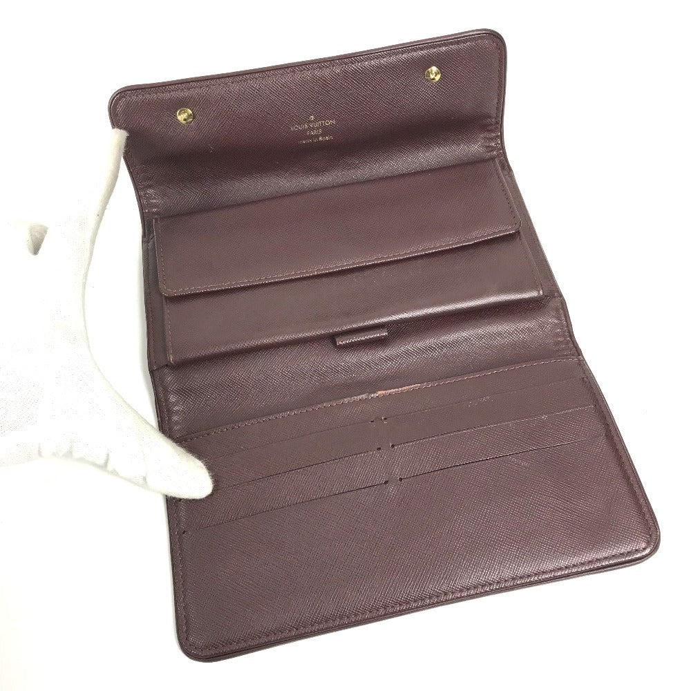 LOUIS VUITTON M92244 モノグラムミニ ポルトトレゾール インターナショナル ロングウォレット フラップ 長財布 モノグラムミニキャンバス ユニセックス チェリー レッド