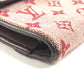 LOUIS VUITTON M92244 モノグラムミニ ポルトトレゾール インターナショナル ロングウォレット フラップ 長財布 モノグラムミニキャンバス ユニセックス チェリー レッド